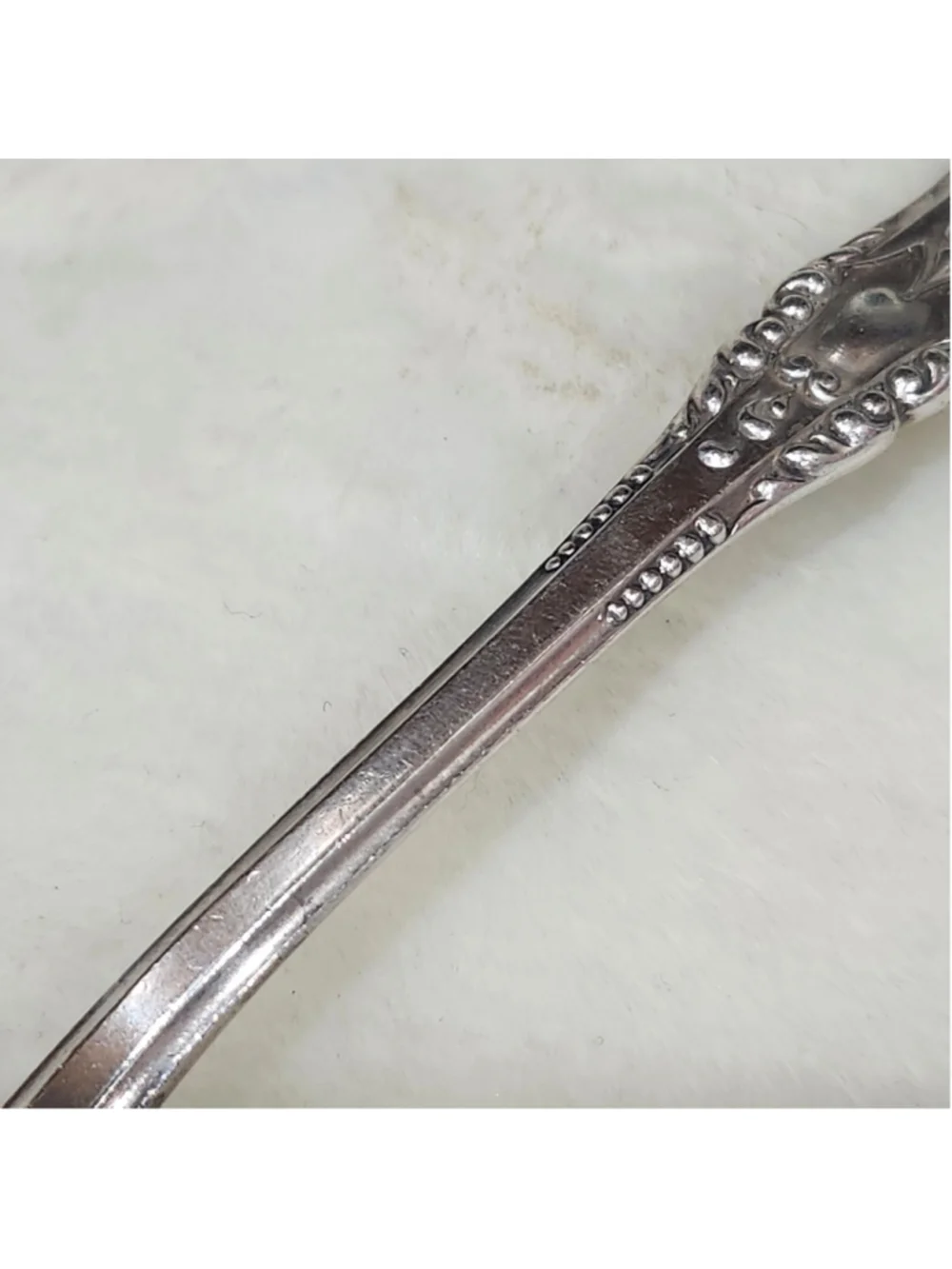 English Sterling Silver Antique Spoon marked J, ArA